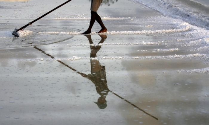 Salt production, India and Indonesia