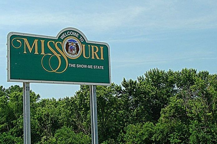 Welcome state sign, United States