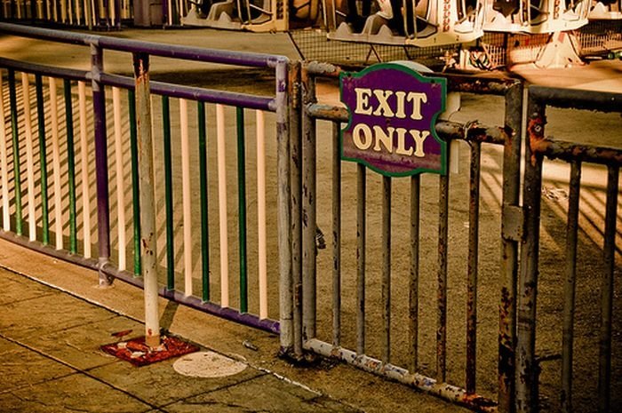 Abandoned six flags, New Orleans, United States