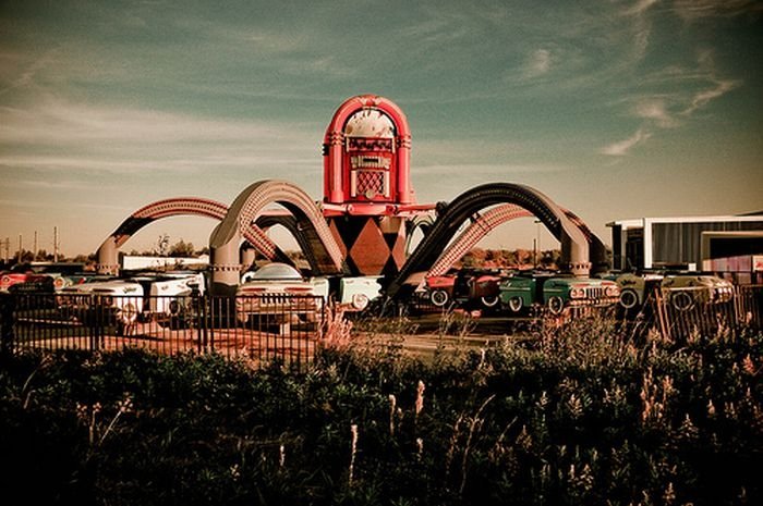 Abandoned six flags, New Orleans, United States