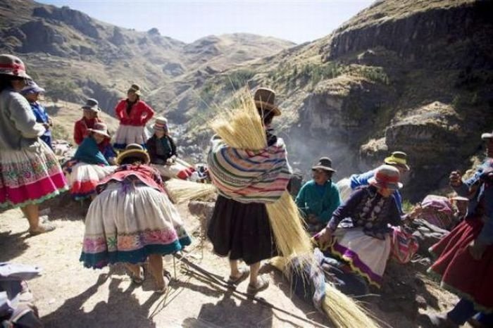 Qeswachaka Bridge, Peru