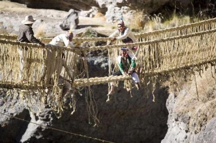 Qeswachaka Bridge, Peru