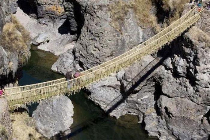 Qeswachaka Bridge, Peru