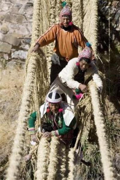 Qeswachaka Bridge, Peru