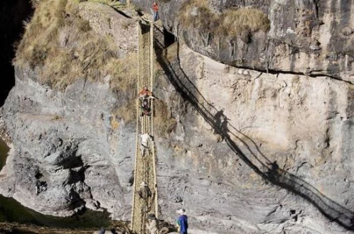 Qeswachaka Bridge, Peru