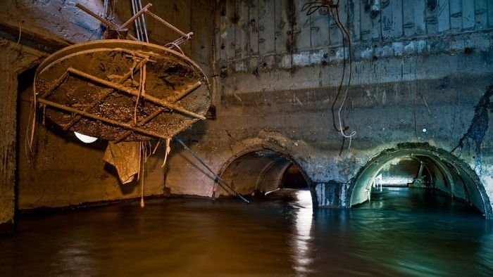 Subterranean river, Novosibirsk, Russia