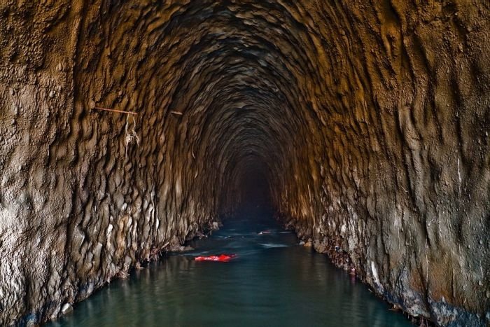 Subterranean river, Novosibirsk, Russia