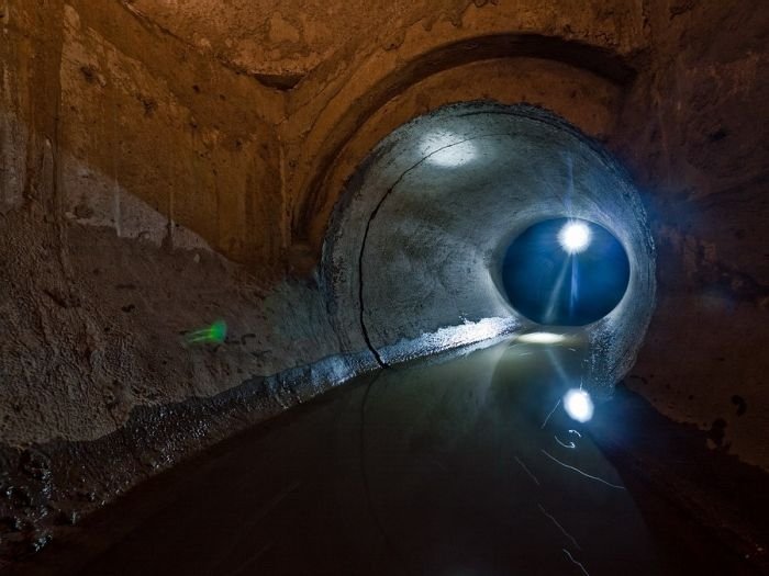 Subterranean river, Novosibirsk, Russia