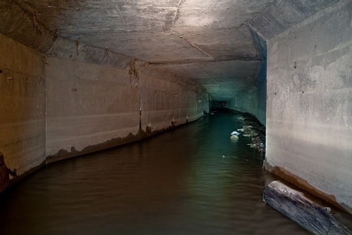 Subterranean river, Novosibirsk, Russia