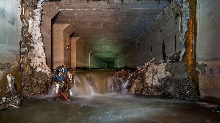 Subterranean river, Novosibirsk, Russia