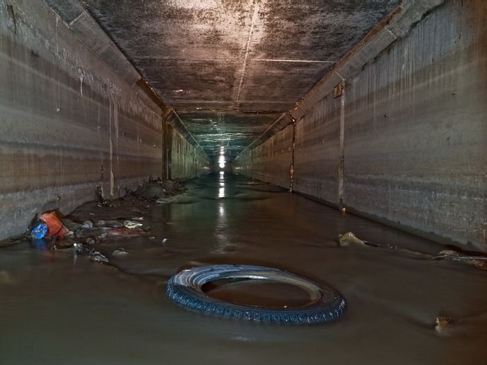 Subterranean river, Novosibirsk, Russia