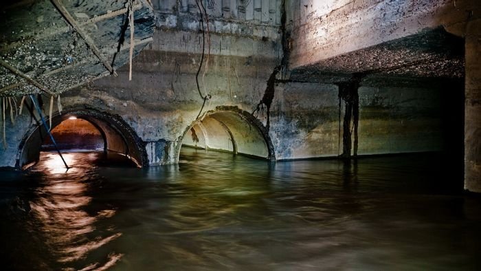 Subterranean river, Novosibirsk, Russia