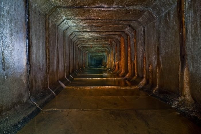 Subterranean river, Novosibirsk, Russia
