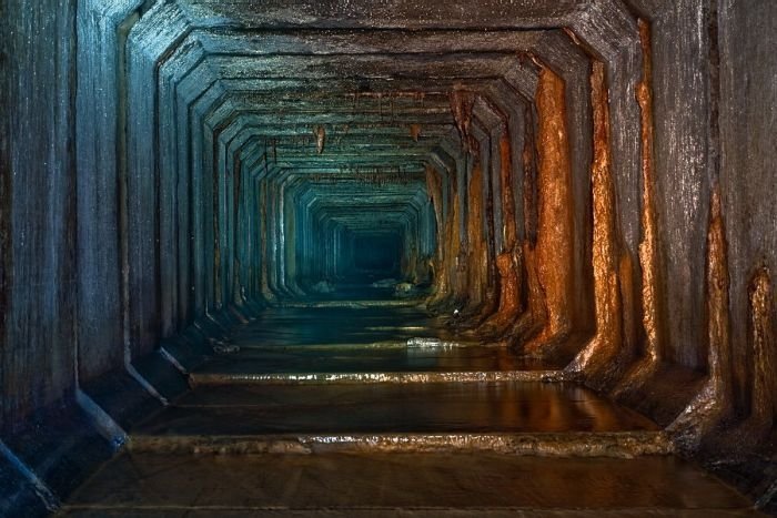 Subterranean river, Novosibirsk, Russia