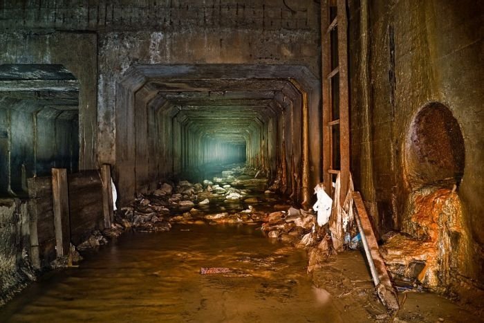 Subterranean river, Novosibirsk, Russia