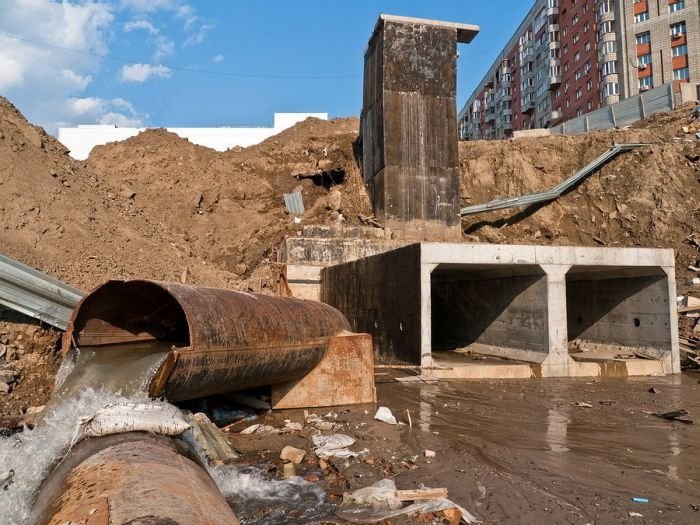 Subterranean river, Novosibirsk, Russia