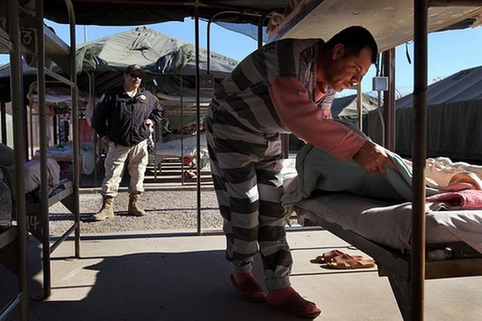 Tent City of Maricopa County jail, Arizona, United States