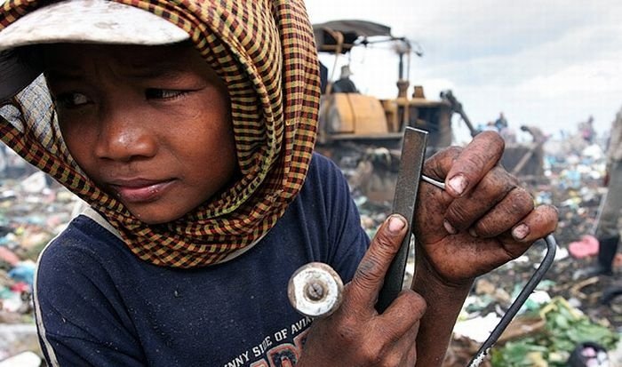 Living at dump, Phnom Penh, Cambodia