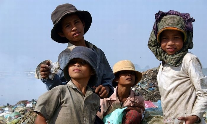 Living at dump, Phnom Penh, Cambodia