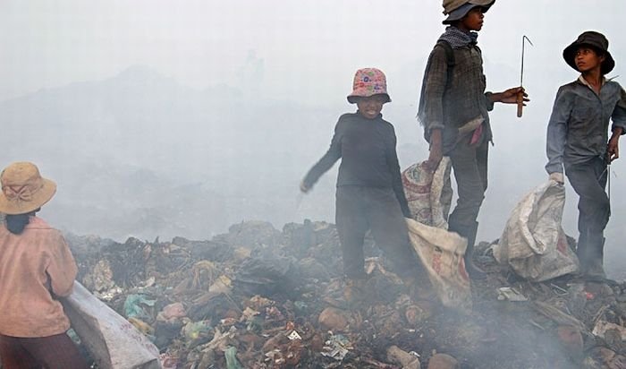 Living at dump, Phnom Penh, Cambodia