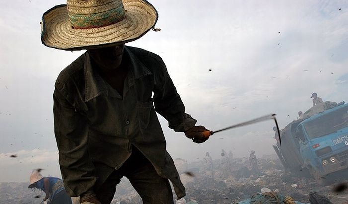 Living at dump, Phnom Penh, Cambodia