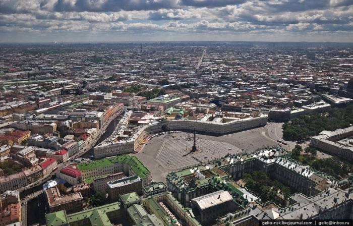 Aerial photographs of Saint Petersburg, Russia