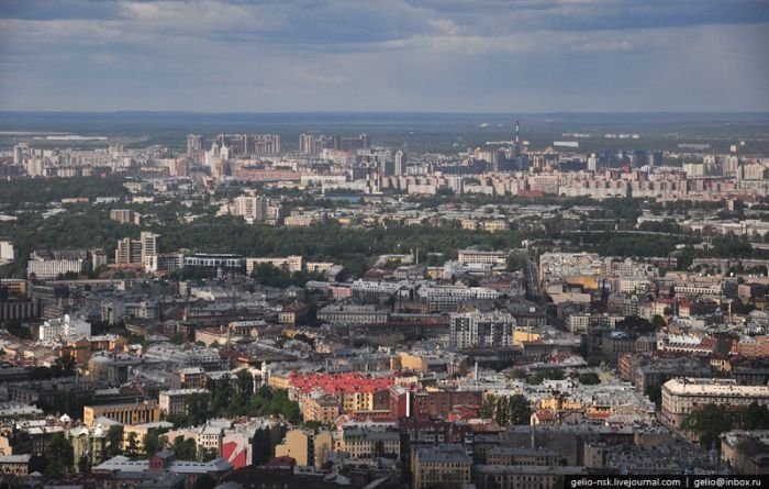 Aerial photographs of Saint Petersburg, Russia