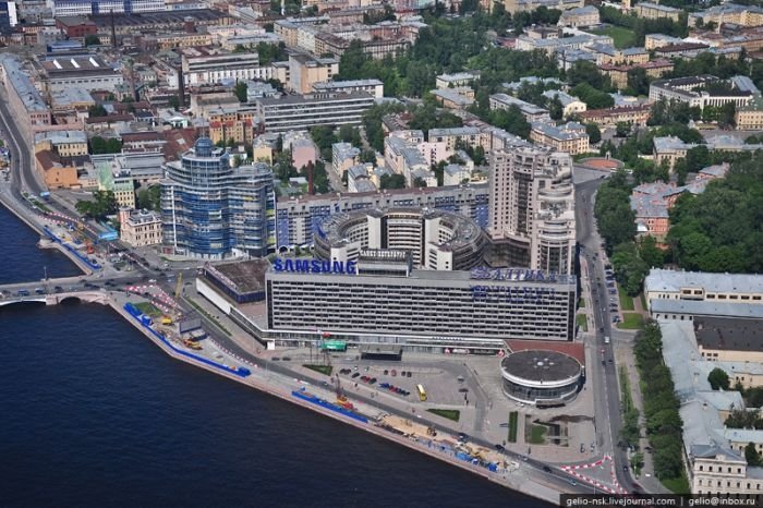 Aerial photographs of Saint Petersburg, Russia