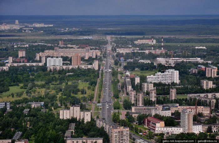 Aerial photographs of Saint Petersburg, Russia