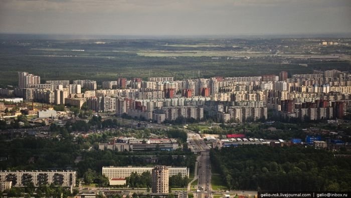 Aerial photographs of Saint Petersburg, Russia