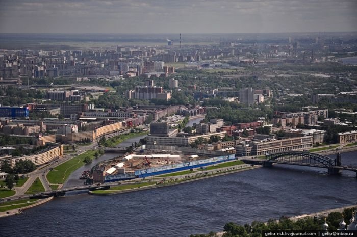 Aerial photographs of Saint Petersburg, Russia