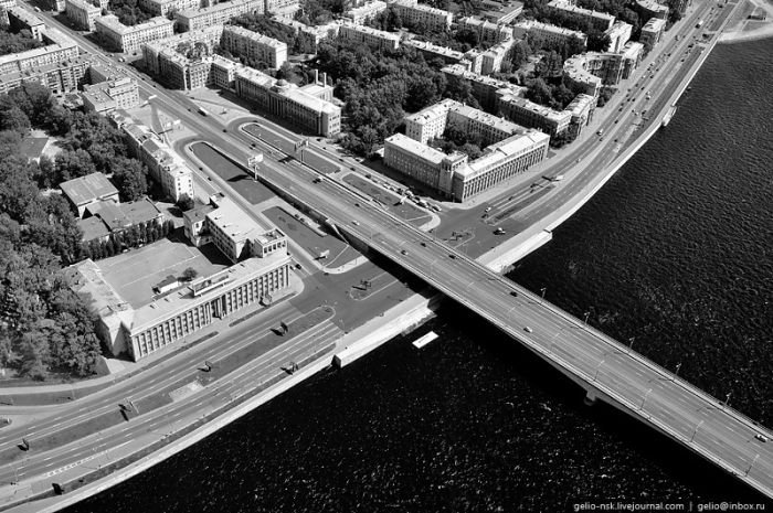 Aerial photographs of Saint Petersburg, Russia