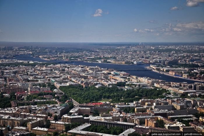 Aerial photographs of Saint Petersburg, Russia