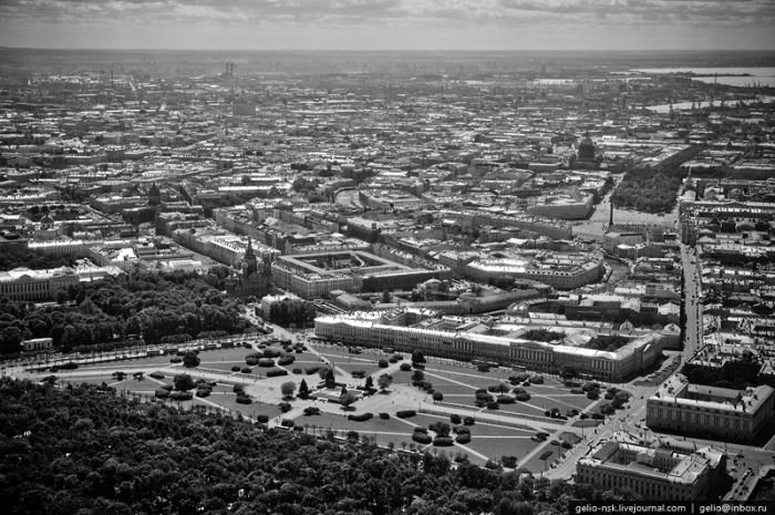 Aerial photographs of Saint Petersburg, Russia