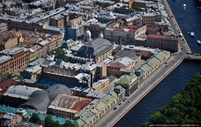 Aerial photographs of Saint Petersburg, Russia