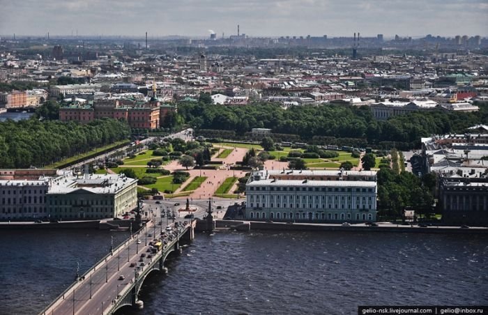 Aerial photographs of Saint Petersburg, Russia