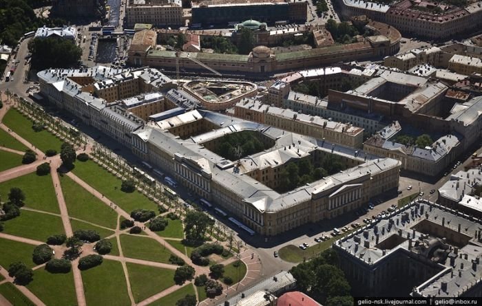 Aerial photographs of Saint Petersburg, Russia