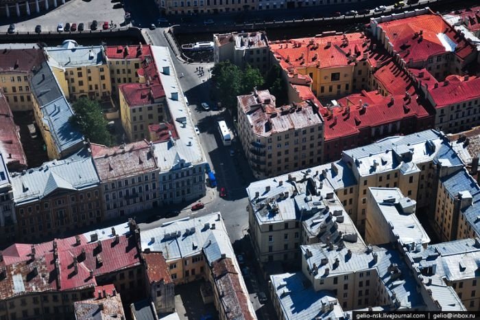 Aerial photographs of Saint Petersburg, Russia