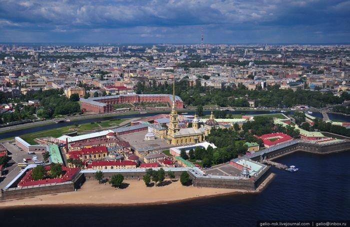 Aerial photographs of Saint Petersburg, Russia