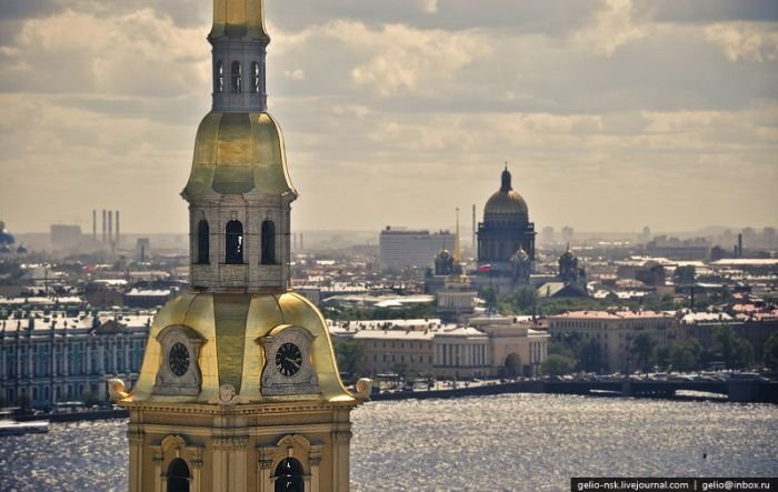 Aerial photographs of Saint Petersburg, Russia