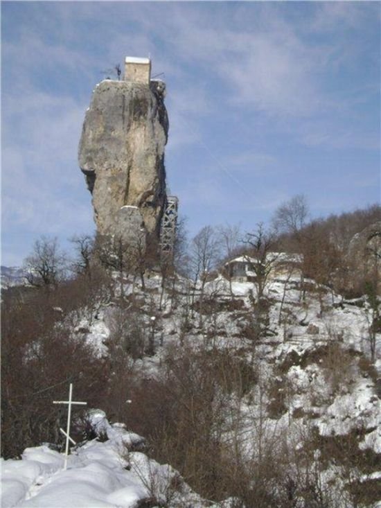 Church built on rocks, Georgia