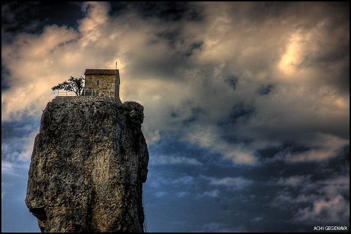 Church built on rocks, Georgia