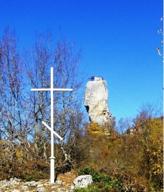 Church built on rocks, Georgia
