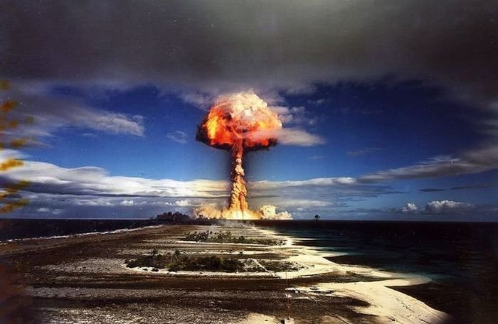 photo of nuclear explosion