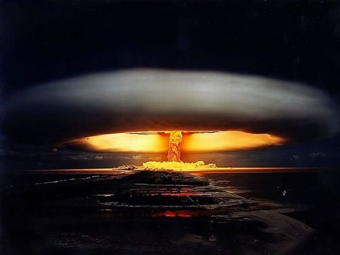 photo of nuclear explosion