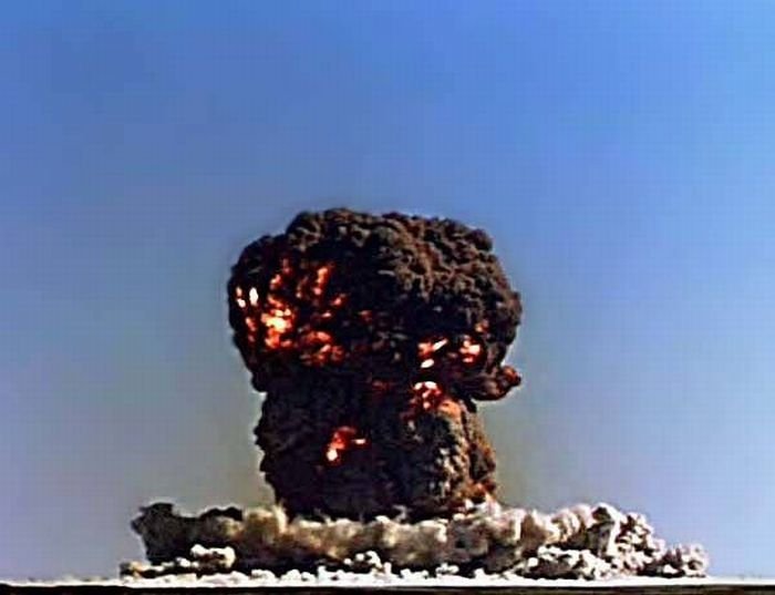 photo of nuclear explosion