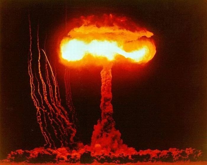 photo of nuclear explosion