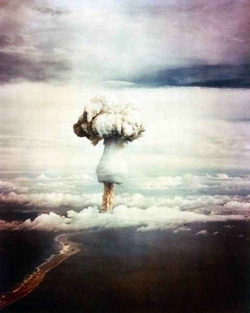 photo of nuclear explosion