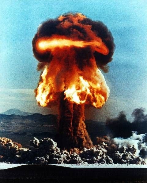 photo of nuclear explosion