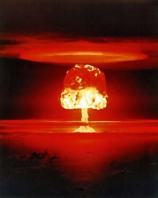 photo of nuclear explosion